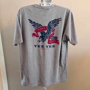 Yee Yee Gray T-Shirt with Eagle Design